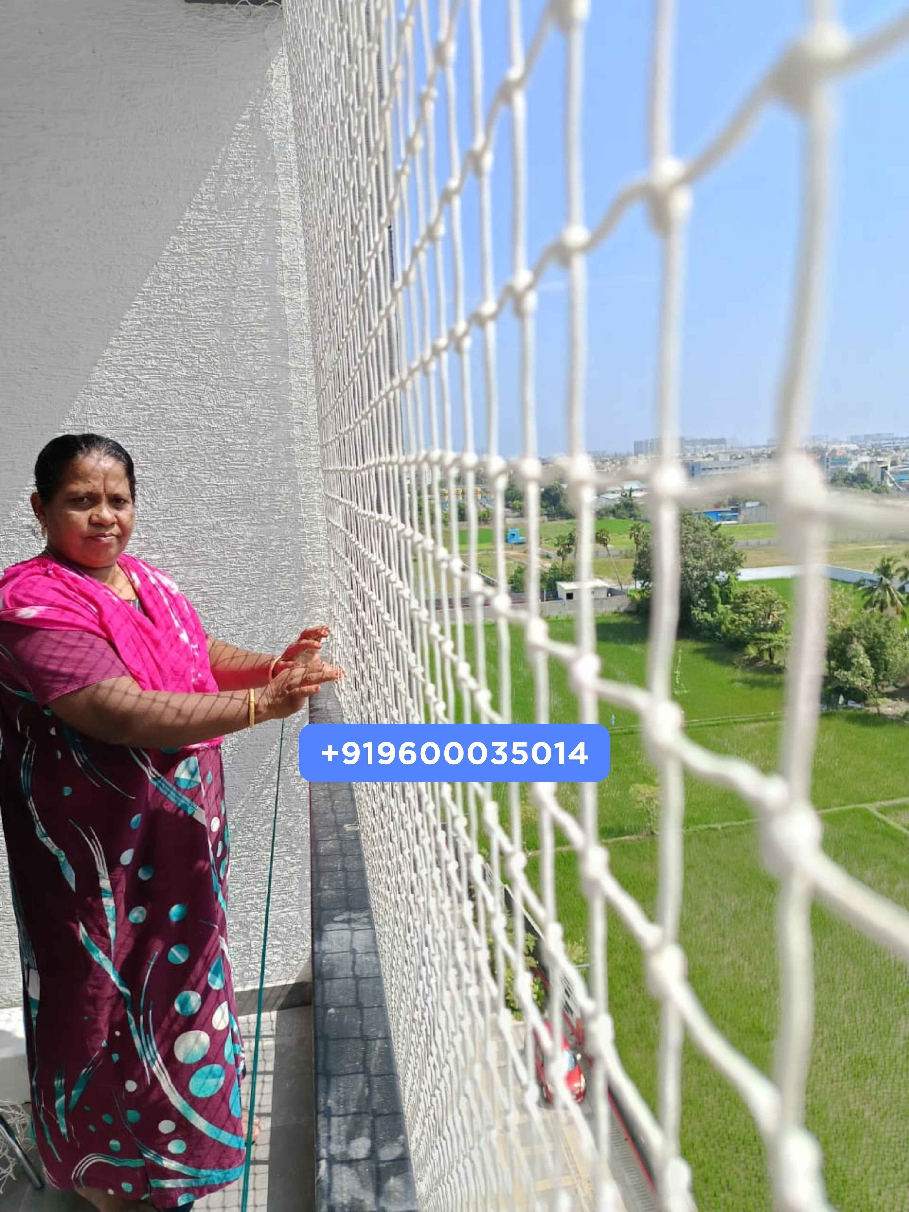  High-quality bird protection pigeon nets by YPL Safety Nets designed to keep balconies and windows free from pigeons while preserving natural airflow and visibility.